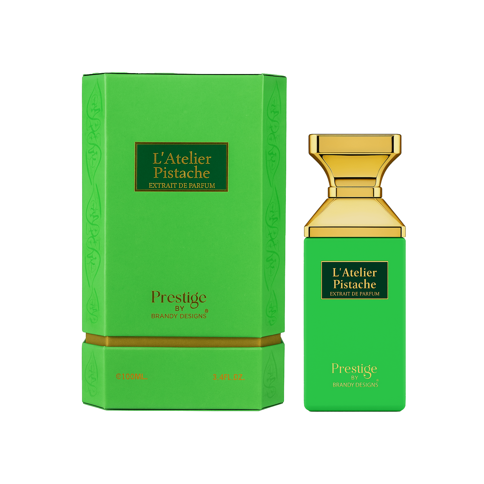 L’Atelier Pistache Extrait de Parfum For Unisex – 100ml Prestige by Brandy Designs
