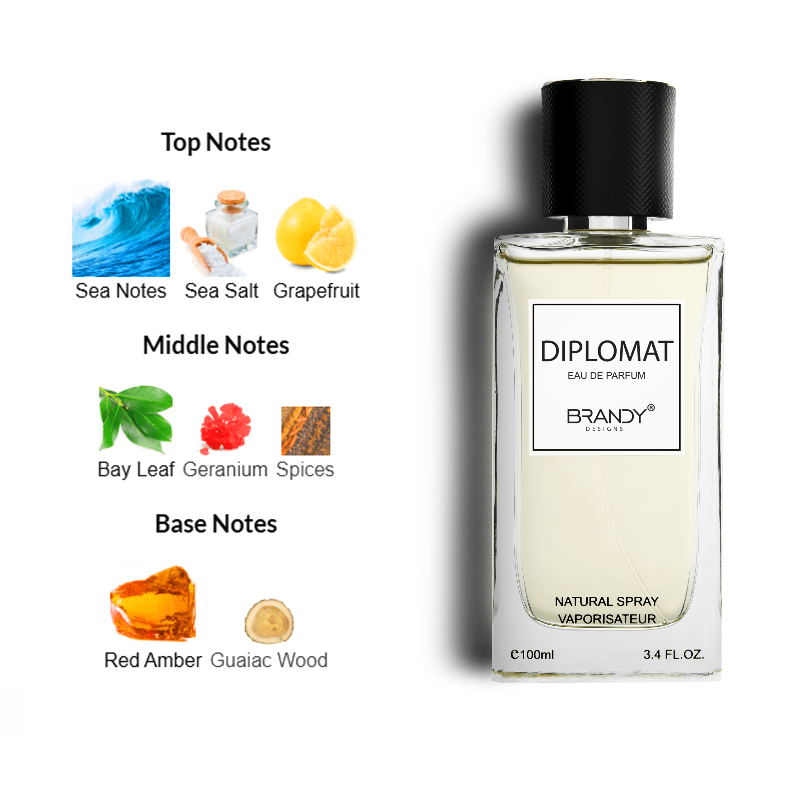 Diplomat Eau De Parfum For men – 100ml