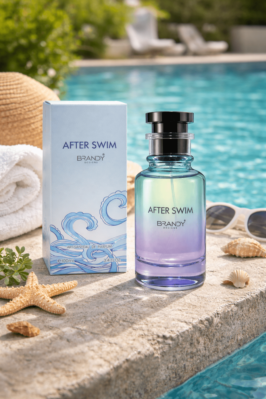 After Swim Eau De Parfum For Unisex – 100ml by Brandy Designs