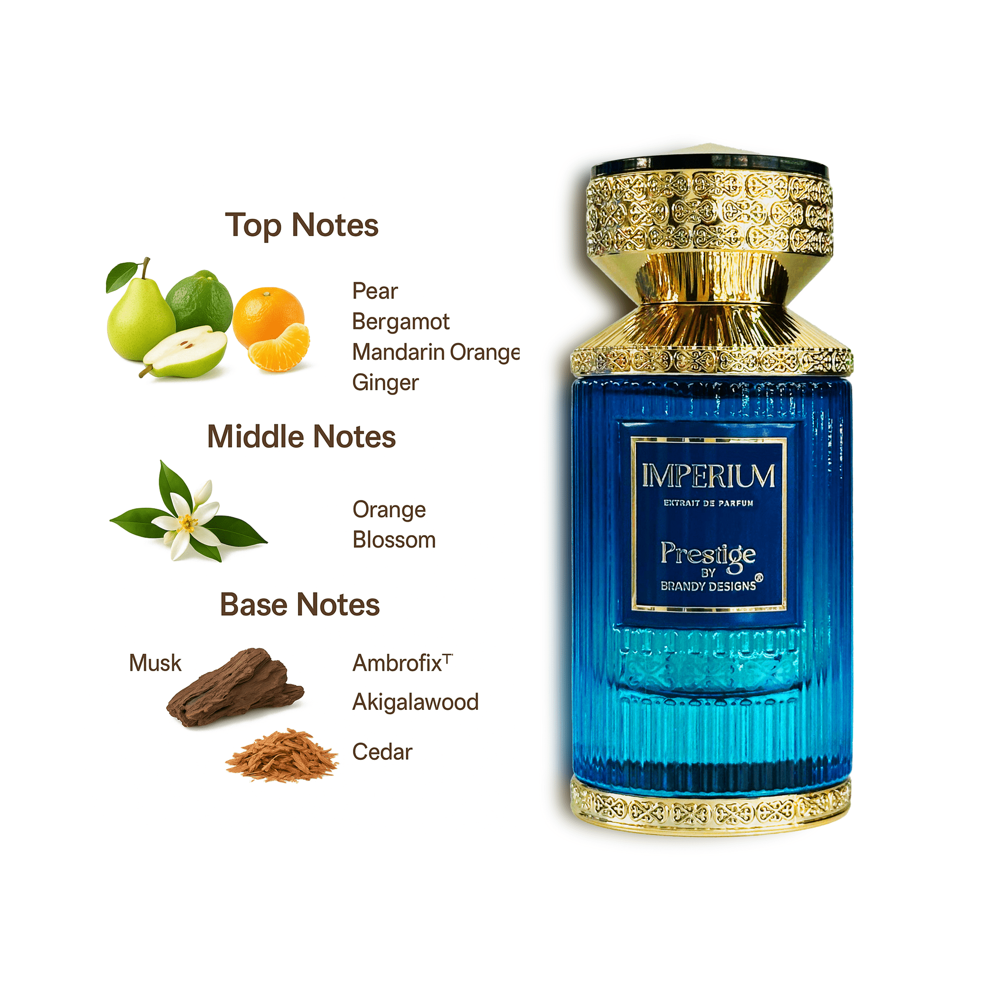 Imperium Extrait de Parfum For Unisex– 100ml Prestige by Brandy Designs